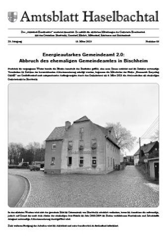 Amtsblatt Haselbachtal 2023