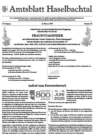 Amtsblatt Haselbachtal 02/2024