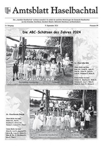 Amtsblatt Haselbachtal 09/2024